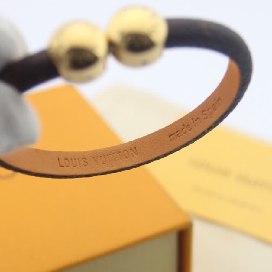 Louis Vuitton Monogram Leather Bracelet
